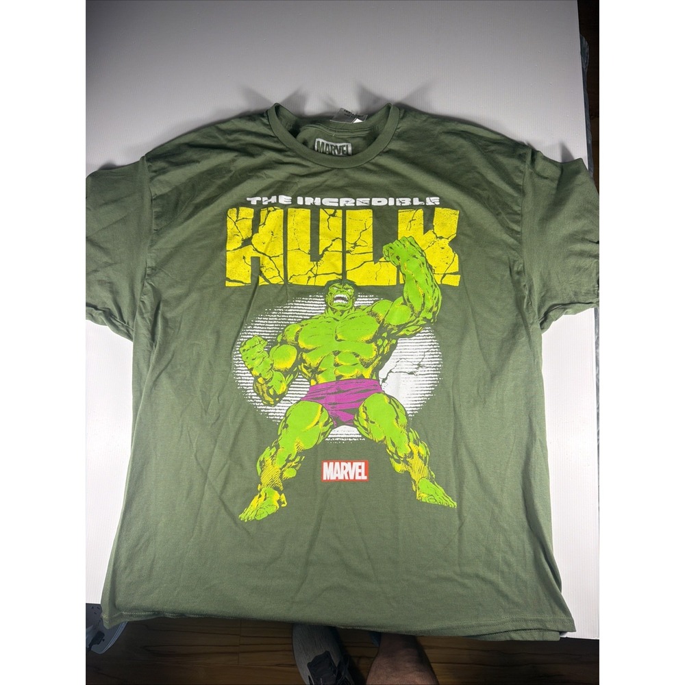 Marvel The Incredible Hulk Graphic T-Shirt Men Size 3xl Green NWT